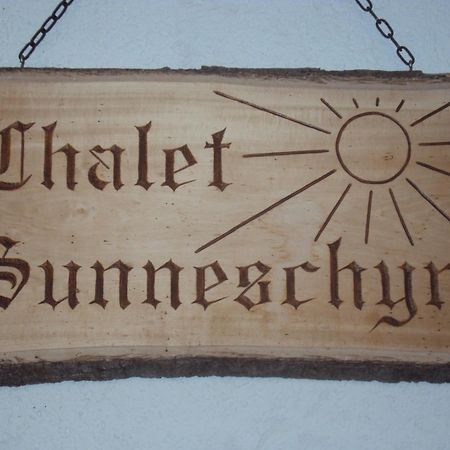 Chalet Sunneschyn Schwanden  Eksteriør billede